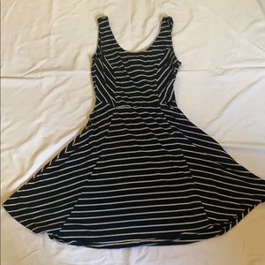 Missimo Black and White Striped Dress